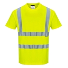 Immagine di T-shirt manica corta cotton comfort hi-vis PORTWEST S170 colore giallo taglia M