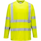 Immagine di T-shirt maniche lunghe hi-vis PORTWEST S178 colore giallo taglia L