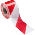 Immagine di Nastro segnaletico in polietilene mm 70x200 m bianco/rosso