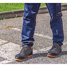 Immagine di Calzatura bassa ELICA SAFETY MONI S1P SRC colore grigio/arancio taglia 40