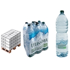 Immagine di Pallet acqua minerale LEVISSIMA bottiglia 100% R-PET liscia ml 1500