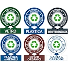 Immagine di TICO Etichette adesive resistenti pre-fustellate, formato 141x110 mm, 6 etichette miste