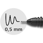 Immagine di Roller colore nero SCHNEIDER XTRA 805 punta superfine mm 0,5