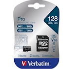 Immagine di Memory Card micro sd 128GB VERBATIM Pro 47044