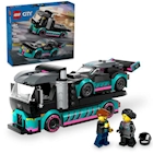 Immagine di Costruzioni LEGO Auto da corsa e trasportatore 60406A