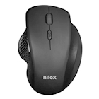 Immagine di NILOX Mouse ergonomico wireless 3200 DPI, 2.4G, Nero - N NXMOWI3001