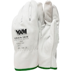 Immagine di Guanti in pelle fiore VAM GRAIN SKIN colore bianco taglia 8 - paio