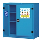 Immagine di Armadio metallico componibile per chimici CARVEL cm 107,5x50x110 colore azzurro