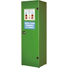 Immagine di Armadio metallico componibile per fitosanitari CARVEL cm 57,5x50x185 colore verde