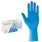 Immagine di Guanti monouso in nitrile senza polvere BERICAH Derma Nytril colore azzurro taglia M