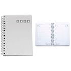 Immagine di Agenda in PPL con spirale giornaliera cm 15x21 bianco 20+