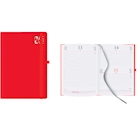 Immagine di Agenda Matra con elastico giornaliera cm 15x21 rosso 20+