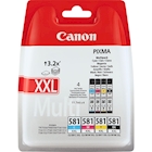 Immagine di Multipack Inkjet canon cli-581xxl 1998c005 n+c-4pz