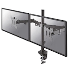 Immagine di Staffa per montaggio su piano/scrivania 32" NEWSTAR Supporto da scrivania per 2 schermi FPMA-D550DBL