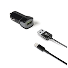 Immagine di Kit USB car ch+lightning cable 12w