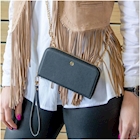 Immagine di Custodia similpelle nero CELLY VENERE - Universal Wallet Case VENEREBK