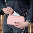 Immagine di Custodia similpelle rosa CELLY VENERE - Universal Wallet Case VENEREPK