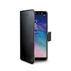 Immagine di Custodia similpelle nero CELLY WALLY - Samsung Galaxy A6 2018 WALLY737