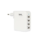 Immagine di World travel charger USB 4 portet 25 watts +