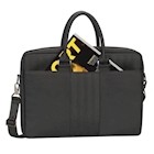 Immagine di Borsa a tracolla notebook da 15.6 poliestere nero RIVACASE Borsa per Notebook da 15.6" - Nera 8135BK