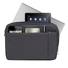 Immagine di Borsa a fondina ultrabook e macbook da 13.3" poliestere nero RIVACASE Custodia per Notebook da 13.3"