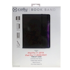 Immagine di Custodia semilpelle per iPad air 11 celly bookband17 colore nero