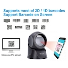 Immagine di Lettore codici a barre CONCEPTRONIC EQUIP - SCANNER CODICI A BARRA DA TAVOLO 2D USB 351027