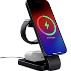 Immagine di Caricabatterie wireless/senza fili Nero USB-C TRUST VIRO 3-IN-1 CARICA MAGNETICO PER iPhone APPLE WA