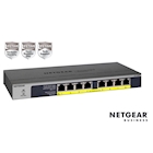 Immagine di Switch NETGEAR NETGEAR GS108PP-100EUS Switch Unmanaged PoE a 8 po GS108PP-100EUS