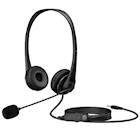 Immagine di Cuffie con filo sì 1 x jack 3,5mm Nero HP Cuffie Stereo HP da 3.5 mm G2 428K7AA