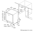 Immagine di Lavastoviglie da incasso 12 coperti BOSCH SMV2ITX16E