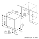 Immagine di Lavastoviglie da incasso 12 coperti BOSCH SMV2ITX22E