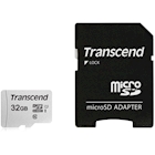 Immagine di Memory Card micro sd hc 32GB TRANSCEND TS32GUSD300S-A - microSD da 32GB, con adattatore, TS32GUSD30