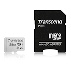 Immagine di Memory Card micro sd xc 128GB TRANSCEND TS128GUSD300S-A - microSD da 128GB, con adattatore TS128GUS