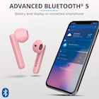 Immagine di Auricolari senza filo si bluetooth batteria interna Rosa TRUST PRIMO TOUCH AURICOLARI TRUE WIRELESS