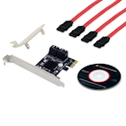 Immagine di 4-port sata pcie adapter+sata cable