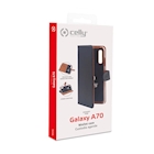 Immagine di Cover similpelle nero CELLY WALLY - Samsung Galaxy A70/ A70 Enterprise Edition WALLY835