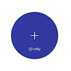 Immagine di Caricabatterie wireless/senza fili blu microusb CELLY WLFASTFEEL - Wireless Charger 10W [FEELING] WL