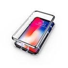 Immagine di Cover alluminio + vetro temperato argento CELLY ATTRACTION - Apple iPhone Xs/ iPhone X ATTRACTION900