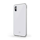 Immagine di Cover alluminio + vetro temperato argento CELLY ATTRACTION - Apple iPhone XS Max ATTRACTION999SV