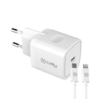 Immagine di Tc USB-C 20w+lightning cable white