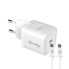 Immagine di Tc USB-C 20w+usb-c cable white