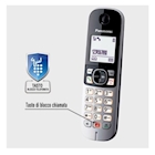 Immagine di Telefono cordless digitale PANASONIC CORDLESS KX-TG6852JTB DUO BLACK KX-TG6852JTB