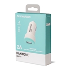 Immagine di Caricabatterie azzurro PANTONE PANTONE - USB Car Charger 10W PT-DC1USBL