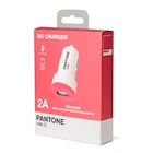 Immagine di Caricabatterie rosa PANTONE PANTONE - USB Car Charger 10W PT-DC1USBP