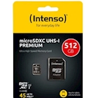 Immagine di Memory Card micro sd xc 512GB INTENSO 3423493