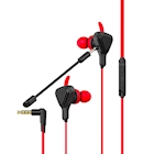 Immagine di Auricolari con filo sì 1 x jack 3,5mm Rosso CELLY CYBERWIRED - Wired Gaming Earphones CYBERWIREDBK