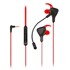 Immagine di Auricolari con filo sì 1 x jack 3,5mm Rosso CELLY CYBERWIRED - Wired Gaming Earphones CYBERWIREDBK