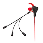 Immagine di Auricolari con filo sì 1 x jack 3,5mm Rosso CELLY CYBERWIRED - Wired Gaming Earphones CYBERWIREDBK