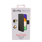 Immagine di Custodia similpelle nero CELLY WALLY - Samsung Galaxy A03s WALLY971